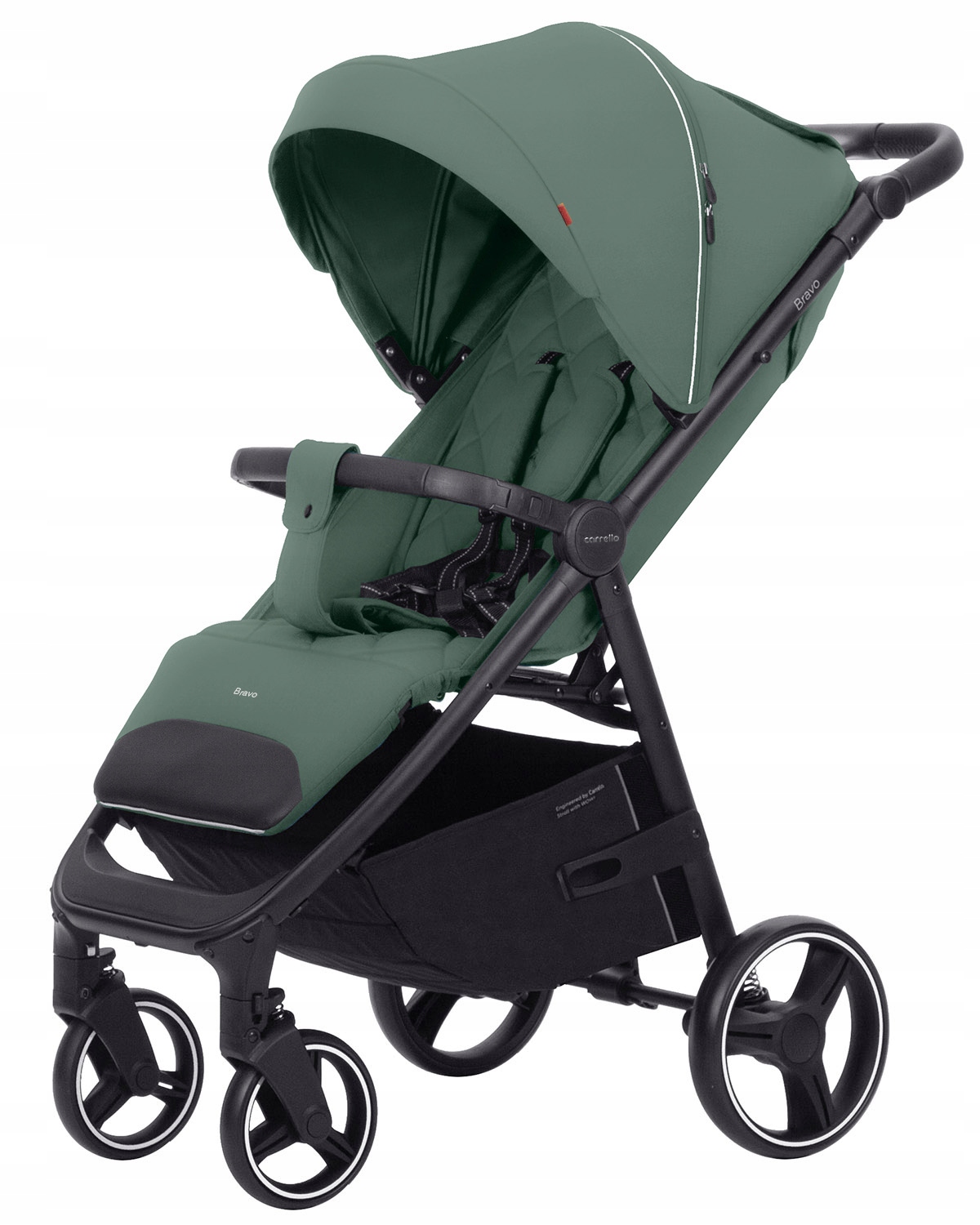 Wózek spacerowy CARRELLO BRAVO 2024 SPING GREEN