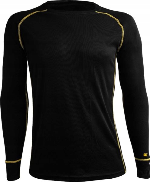 Koszulka męska Cat Termoaktywna z długim rękawem Caterpillar Czarna r. 2XL