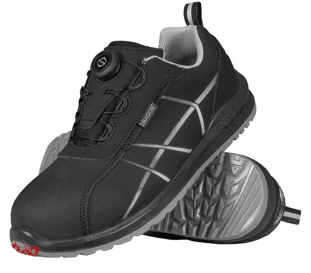 Buty Bezpieczne Reis Brelster 45 Czarno-szary