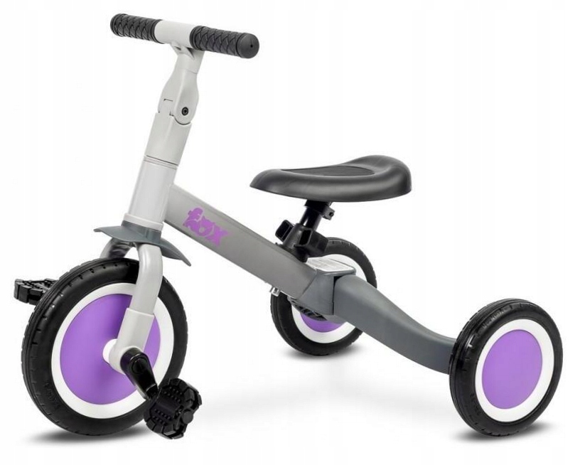 Rowerek trójkołowy Fox grey