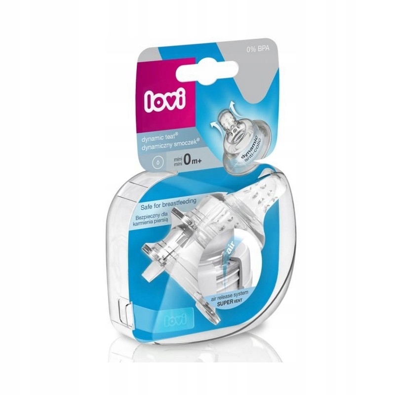 LOVI Smoczek dynamiczny MINI 2szt. 18/749