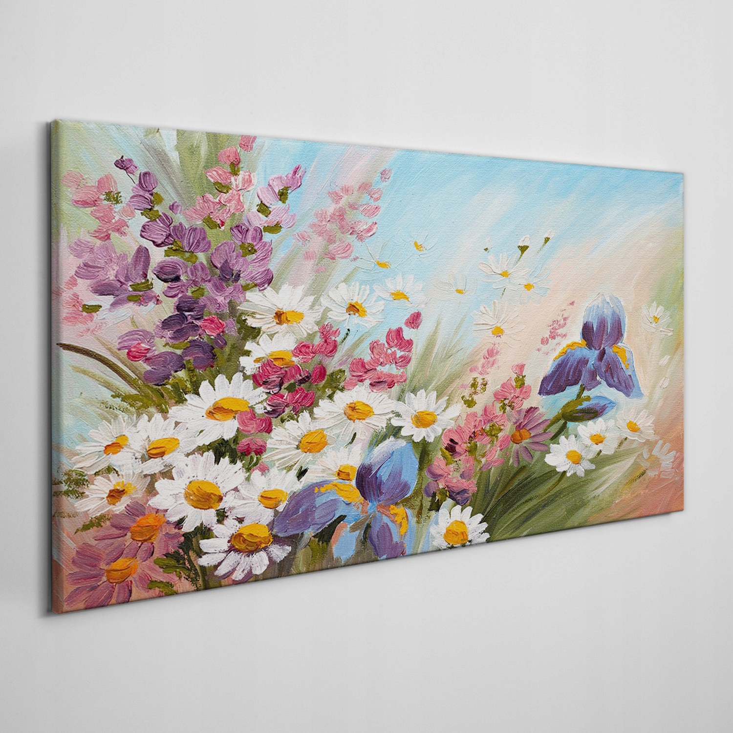 

Obraz na płótnie Malarstwo kwiaty roślina 120x60
