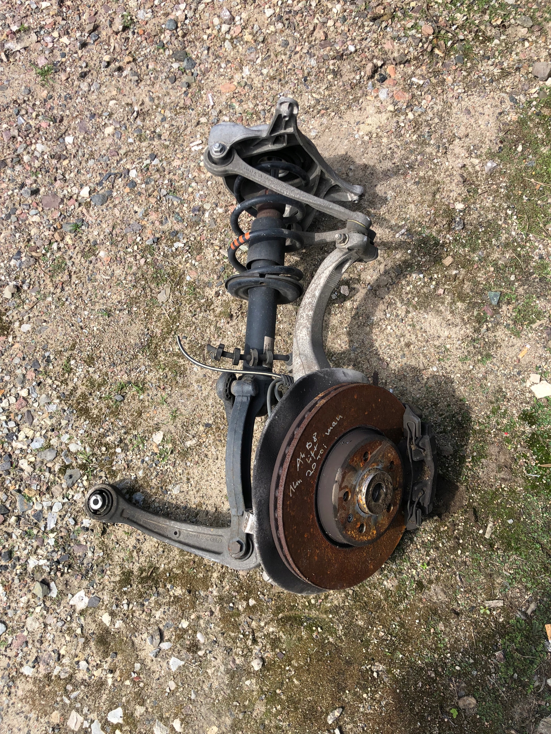 AUDI A4 B8 A5 Q5 LIFT complete sususpension swing left front 4G0407241D