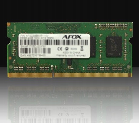 Afox So-dimm DDR3 8G 1333MHZ LV 1,35V AFSD38AK1L