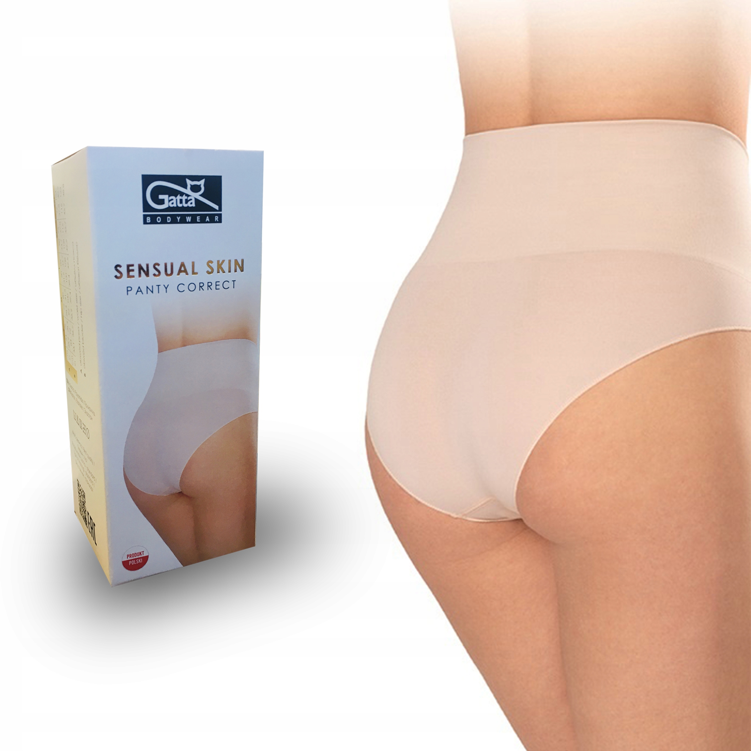 

Bezszwowe majtki Gatta Panty Sensual, nude, M