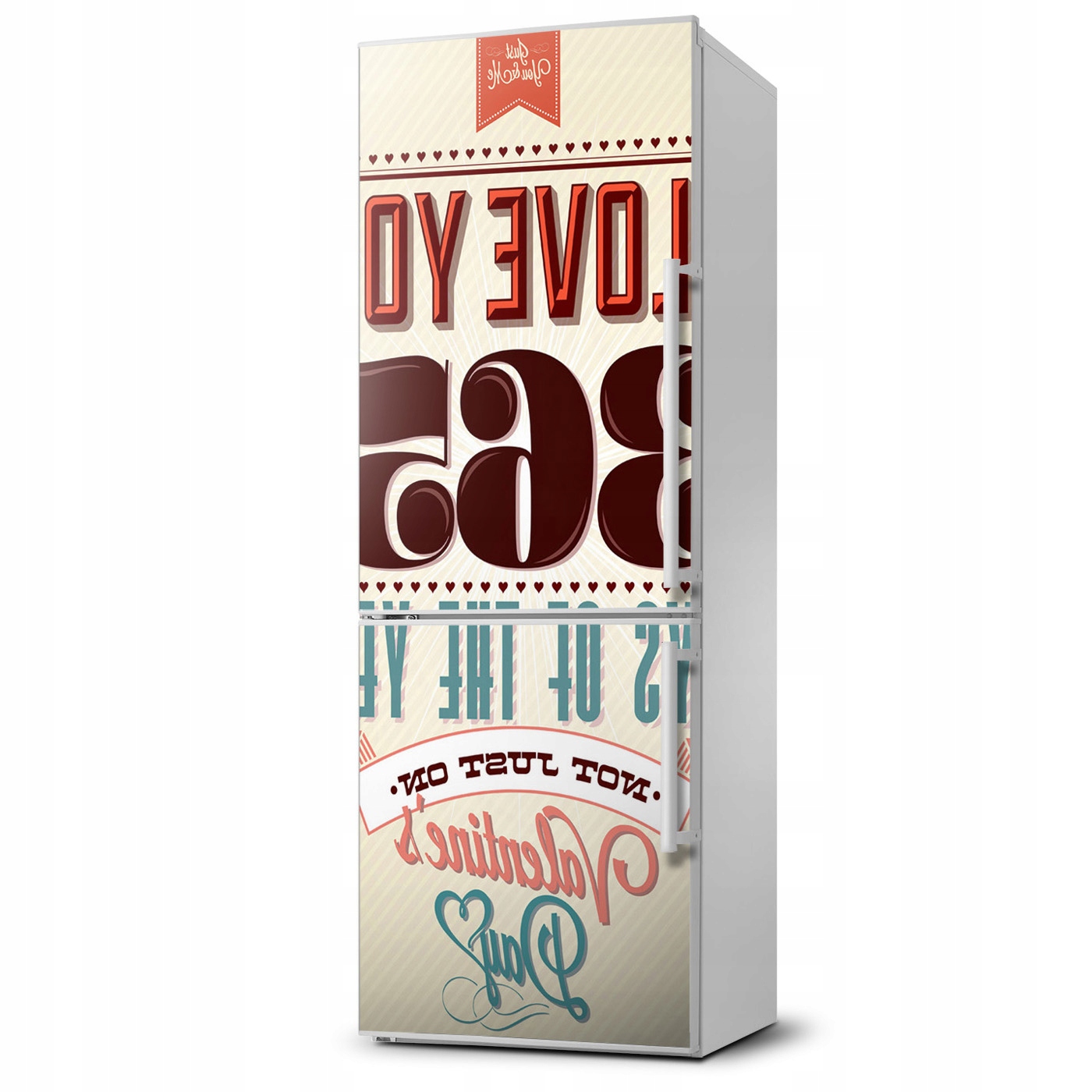 

Magnes Tapeta na lodówkę do domu Walentynki 60x180