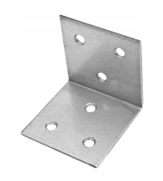 Kątownik Ciesielski Łącznik Montażowy 40x40x40x2mm Ocynk 100szt