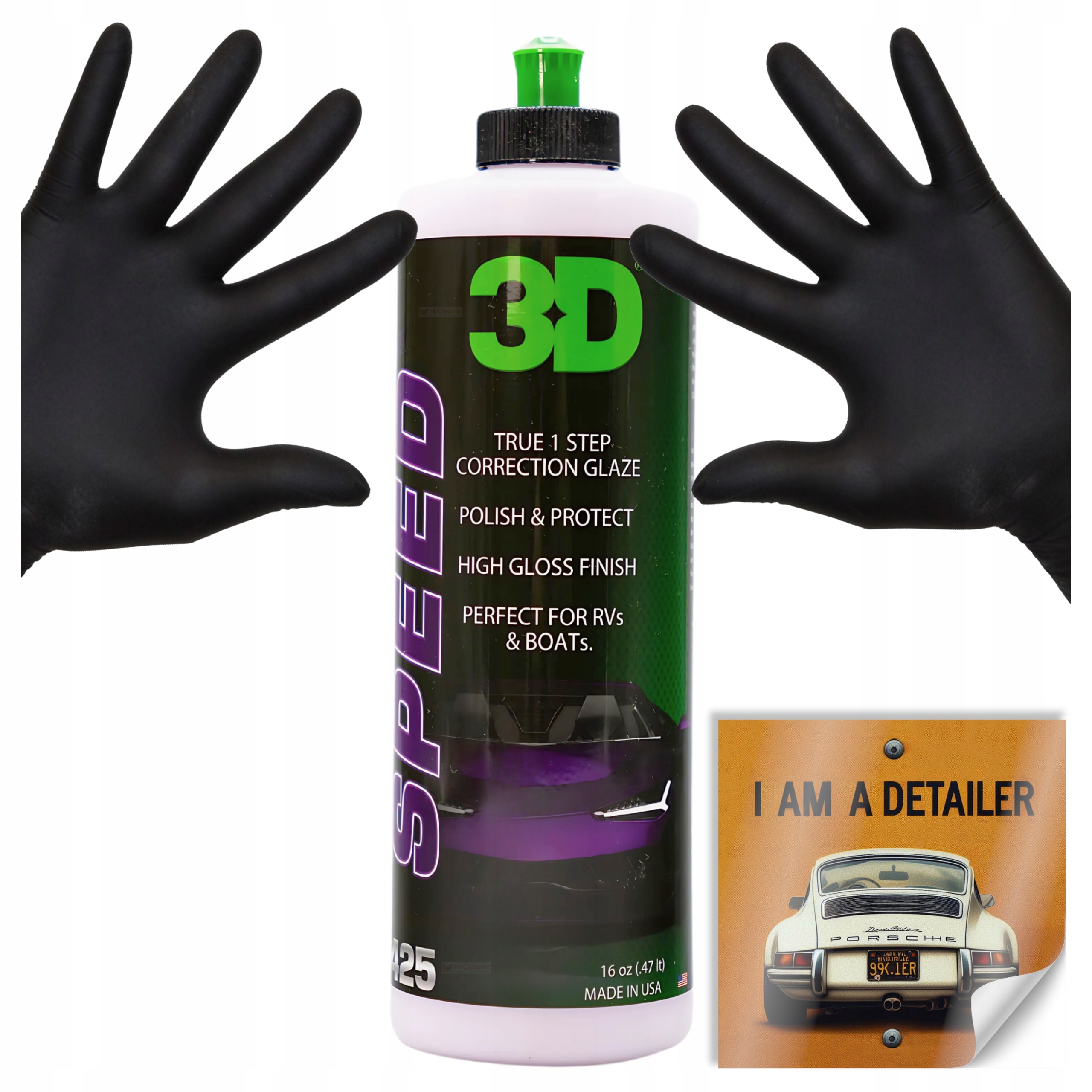 Pasta Polerska 3D Speed 237ml Aio Poleruje Zabezpiecza Korekta Lakieru