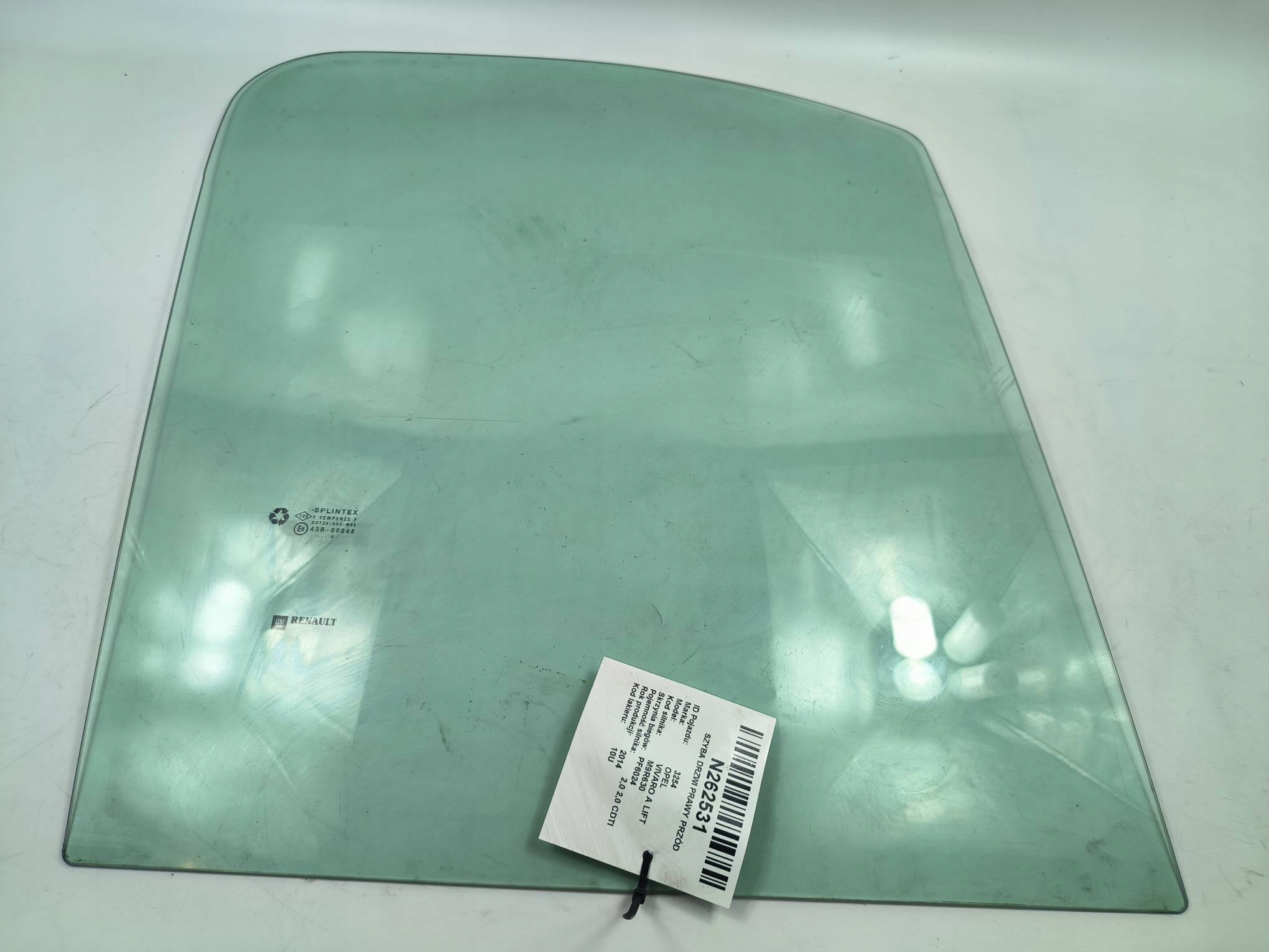 window door right front OPEL VIVARO A LIFT