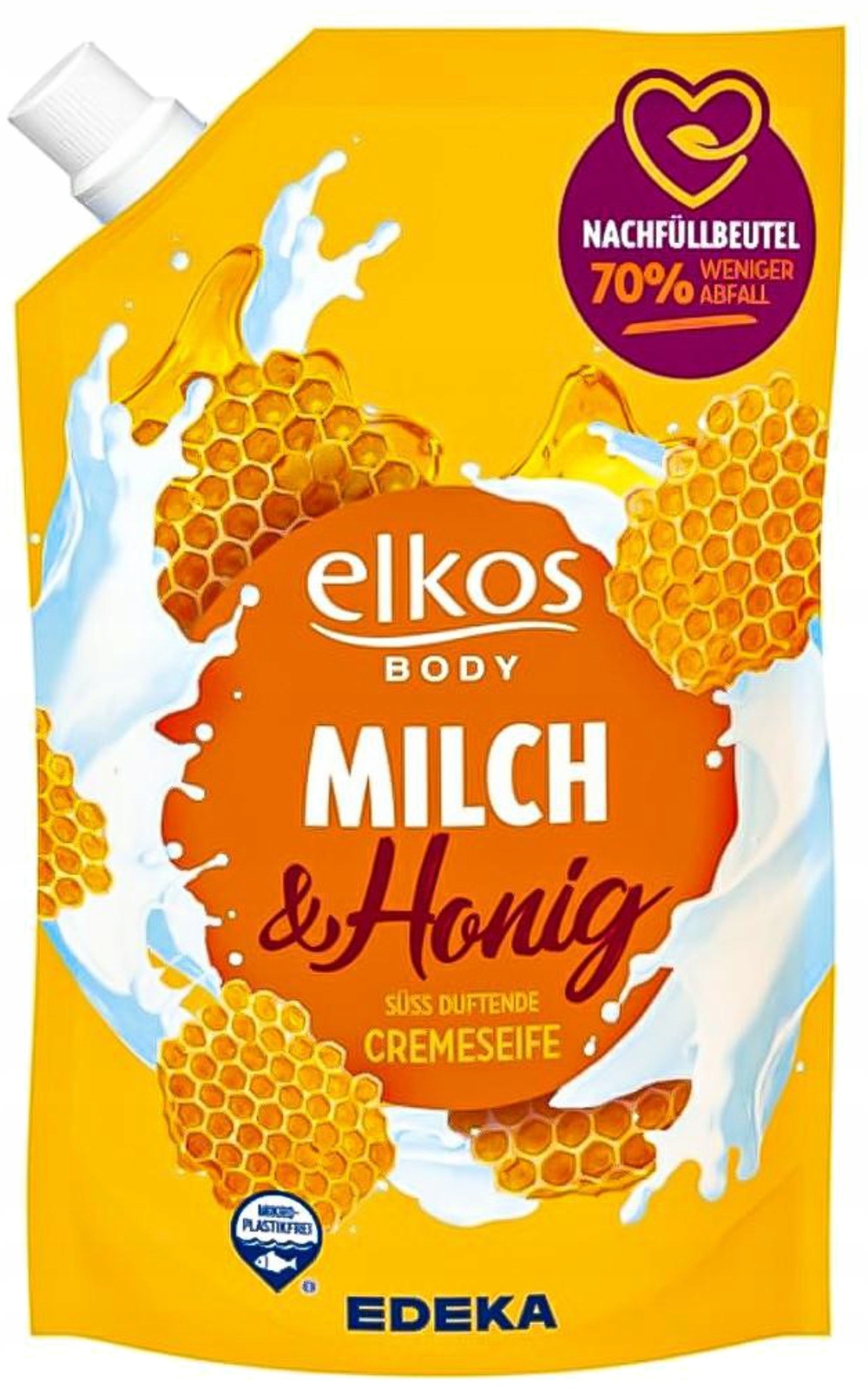 

Elkos Body Mleko Miód mydło płynie zapas 750ml De