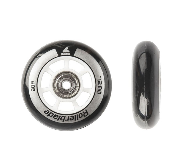 Zestaw Kółka do rolek Rollerblade Preformance 72mm 80A 8szt Łożyska SG5