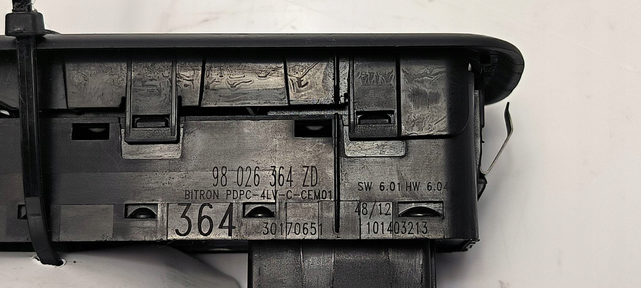 window control switch 98026364 PEUGEOT 508 RXH