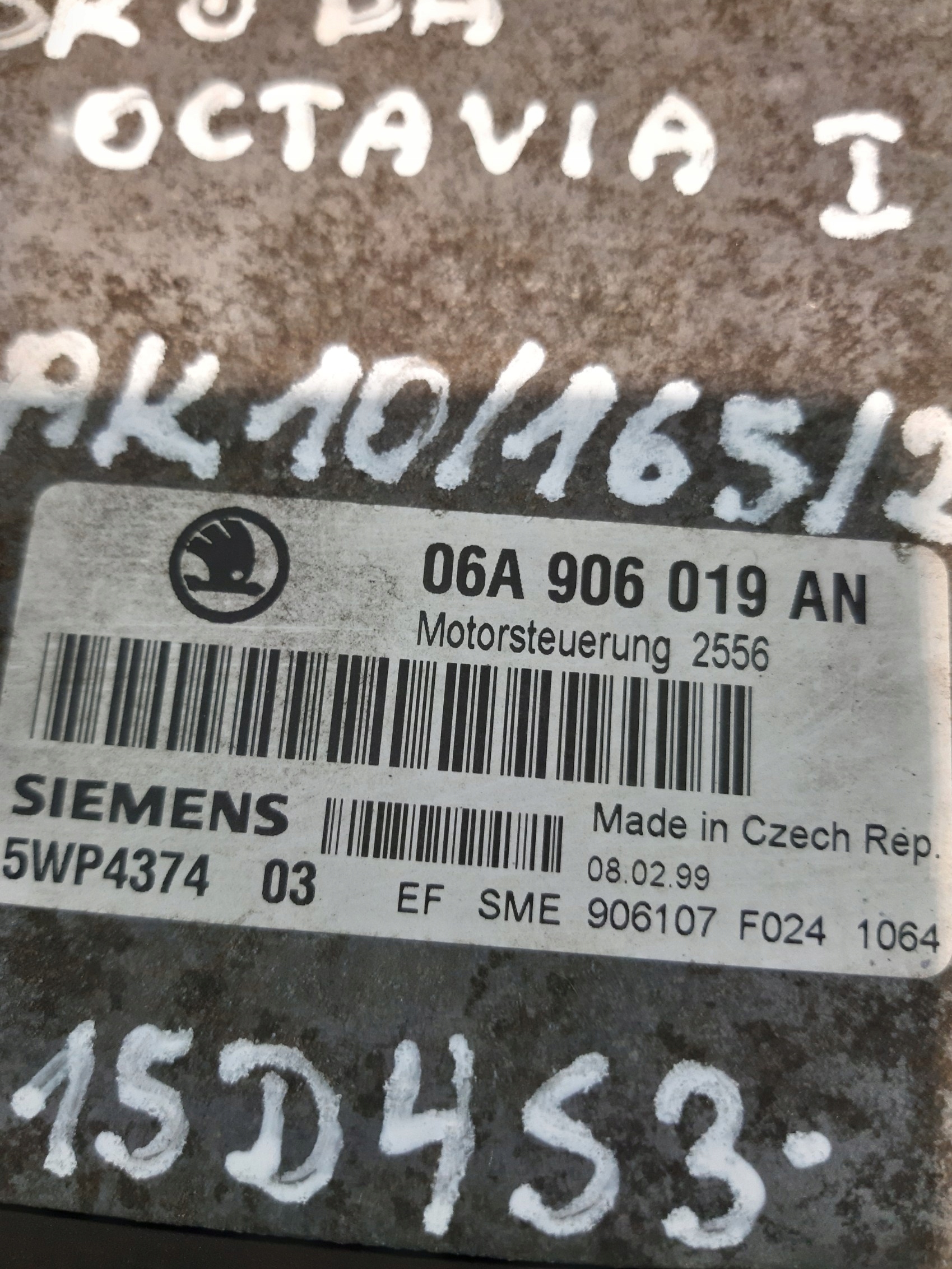 Centralina Motore SIEMENS 06A906019AN SKODA OCTAVIA e 1.6B
