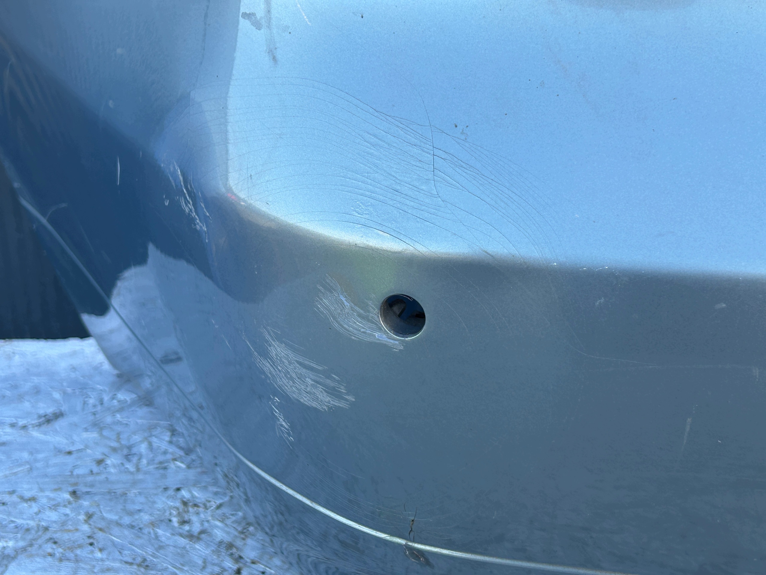 bumper rear part rear BMW 3 E90 sedan 04- PDC