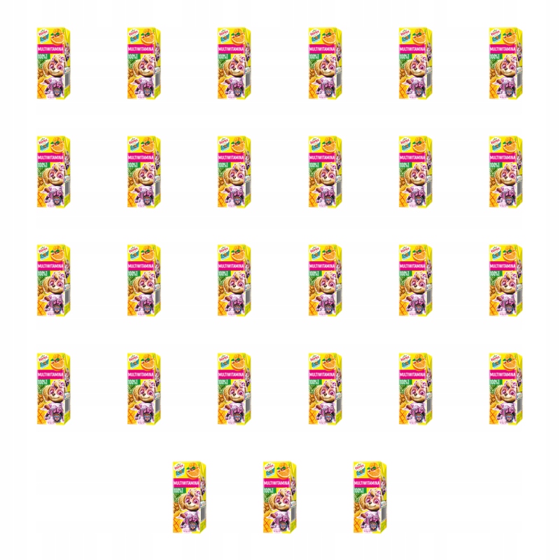 Hortex Leon a přátelé Šťáva 100% multivitamínová krabička 200 ml X27