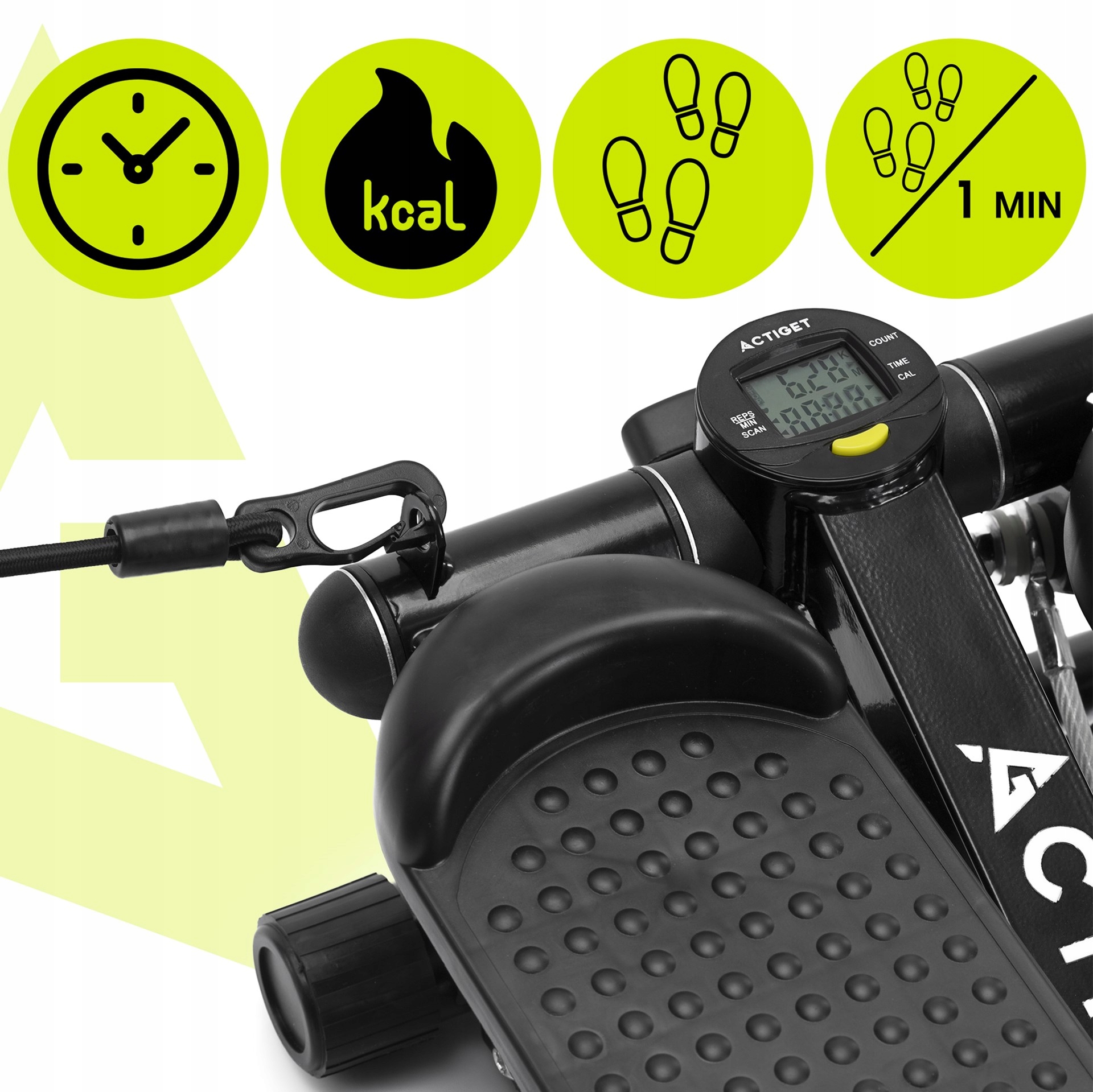 СТЕПЕР ДЛЯ ВПРАВИ З ФІТНЕС-СТЕП ПРЯМИЙ СТЕПЕР З РК-ЛІЧИЛЬНИКОМ Модель ACT0173 СТЕПЕР ACTISTEP