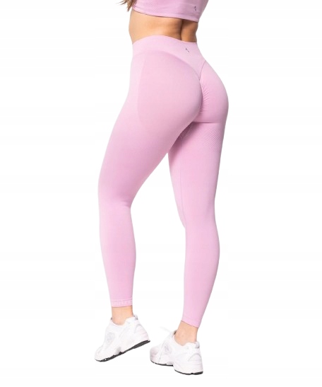 Carpatree Legginsy Wysoki Stan Push Up Accolade Seamless Bubblegum Pink M