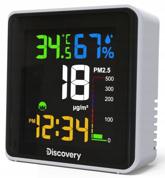 Stacja meteorologiczna Levenhuk Discovery Report WA30 z czujnikiem zanieczy