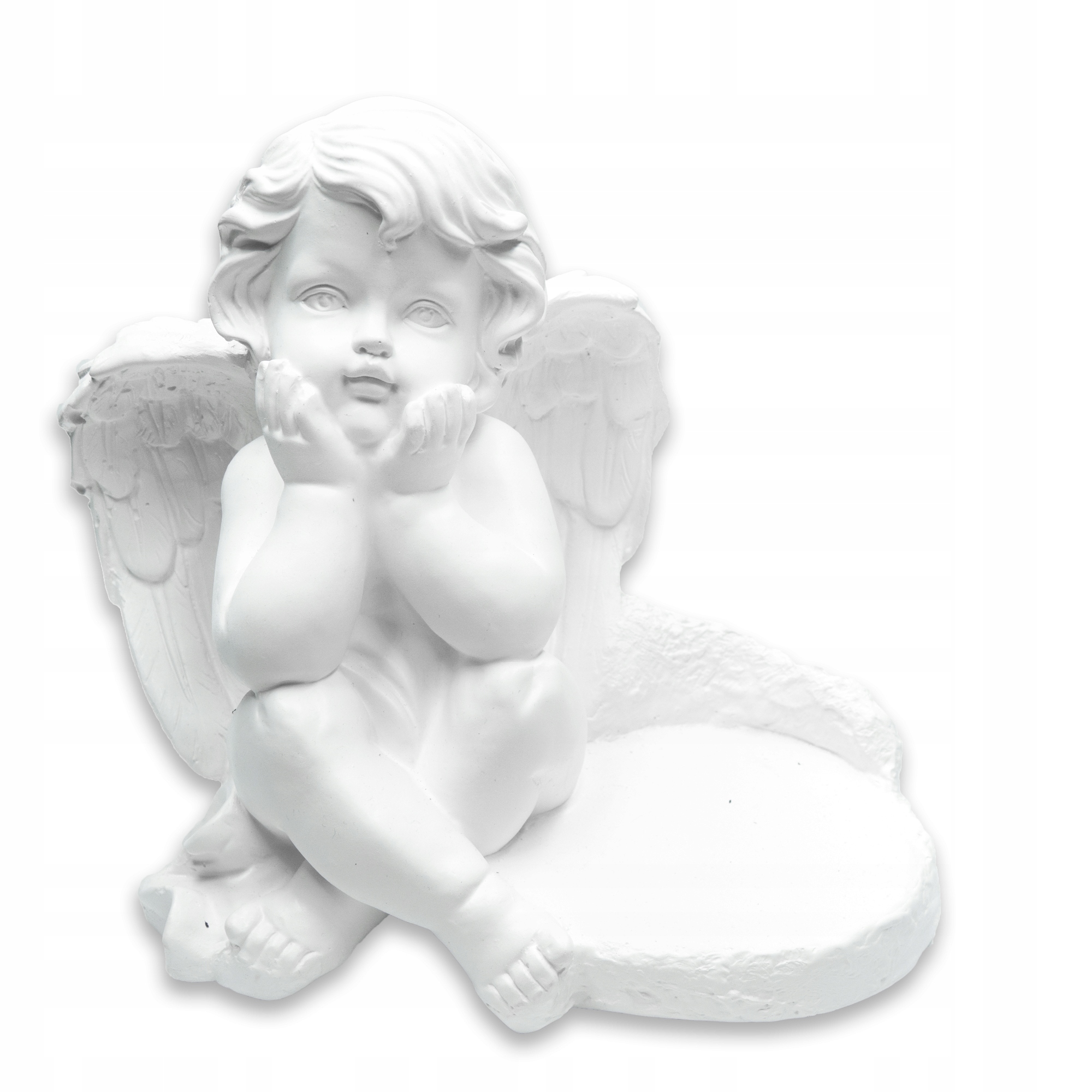 OZDOBA GIPSOWA ANIOŁ FIGURKA NAGROBNA NA GRÓB Marka Decortrend