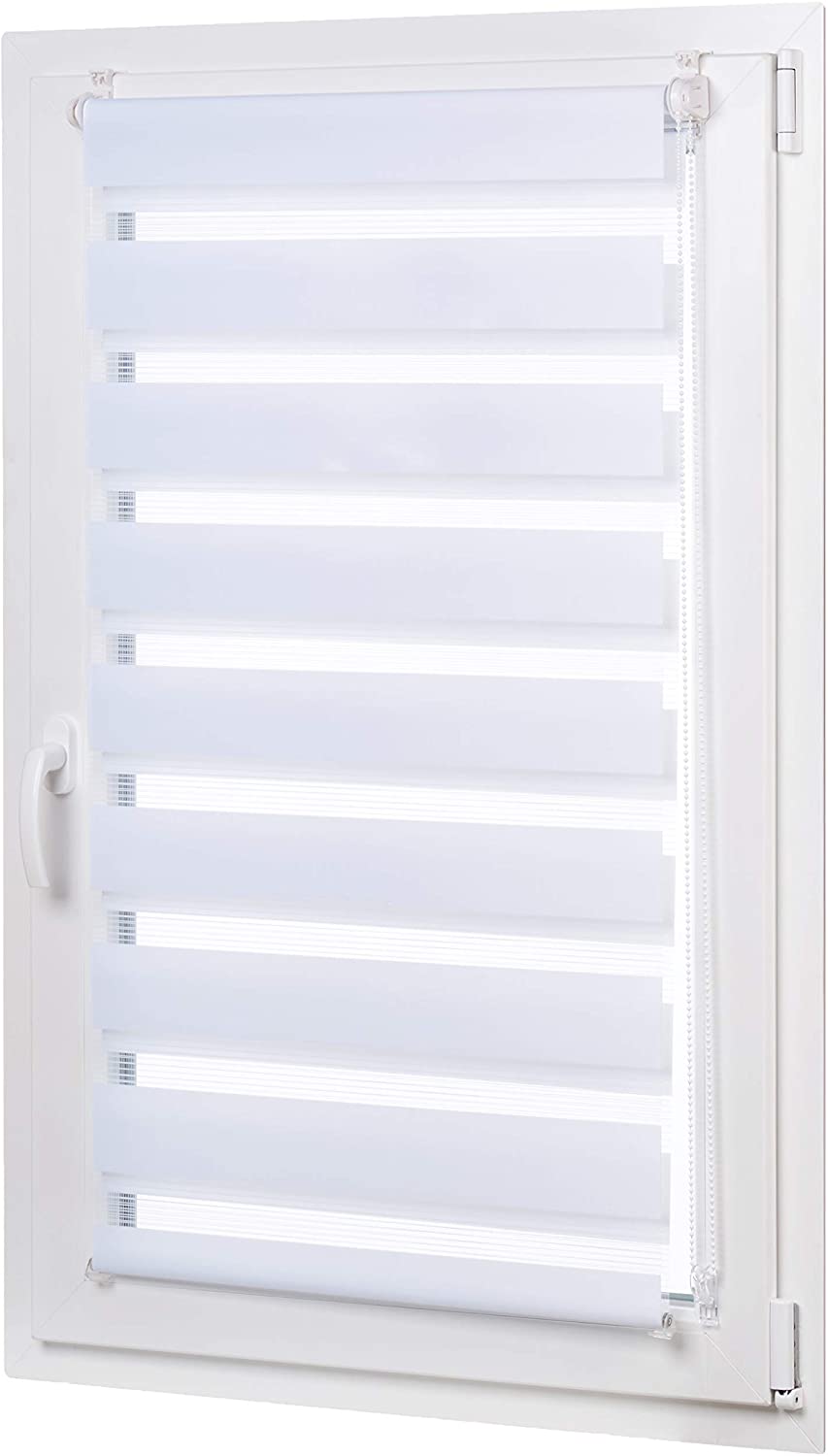 Roleta dzień i noc Amazon Basics 66x150 cm biała