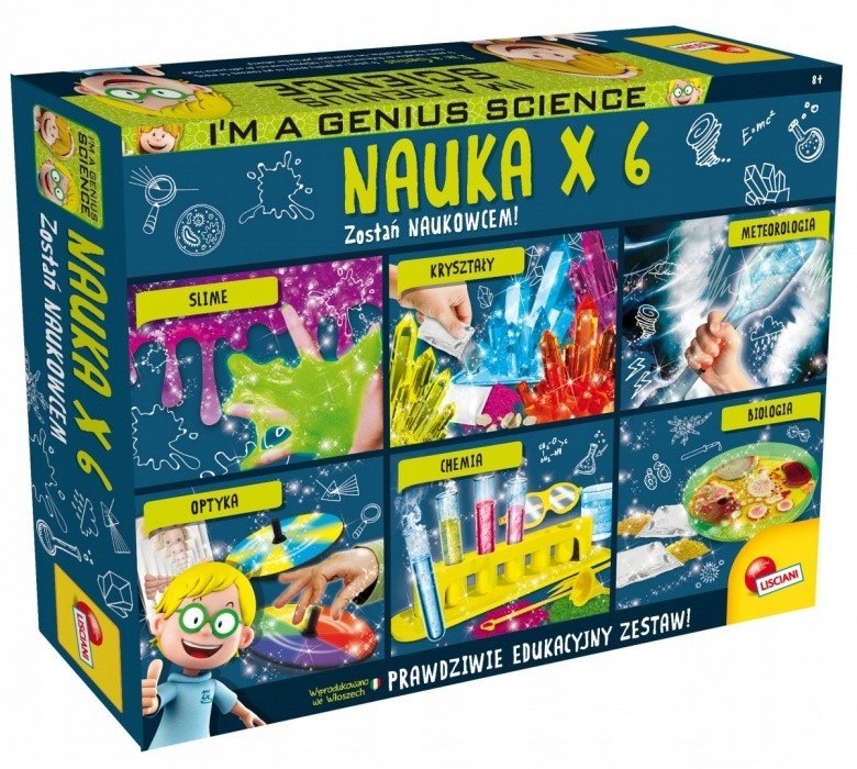 

I'm a Genius Zestaw Naukowy x6 PL80489 Lisciani