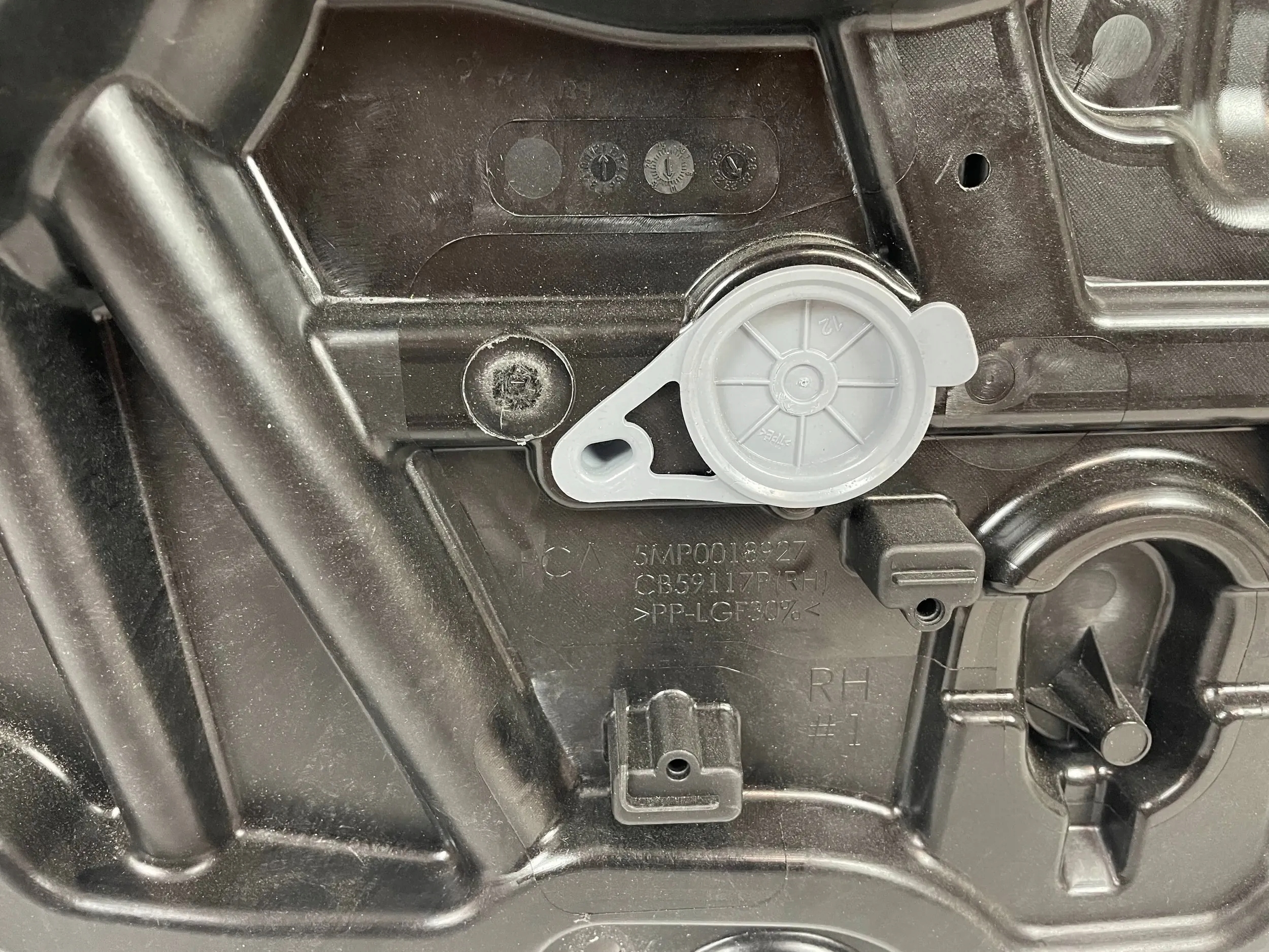 RAM 1500 V panel mechanism lifting windows right rear part 2019-24