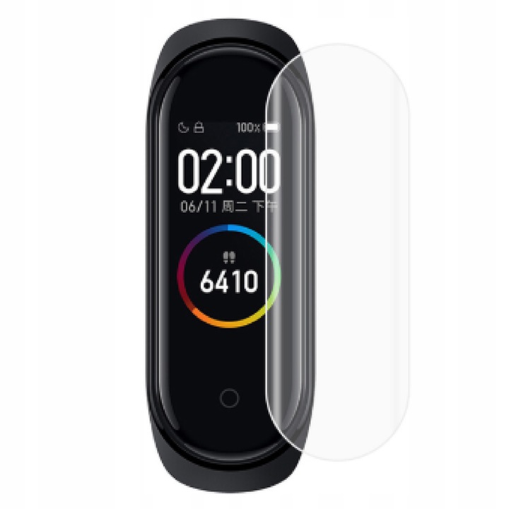 PASEK OPASKA do Xiaomi Mi Band 3 / 4 / 5/ 6 +FOLIA Kolor biały