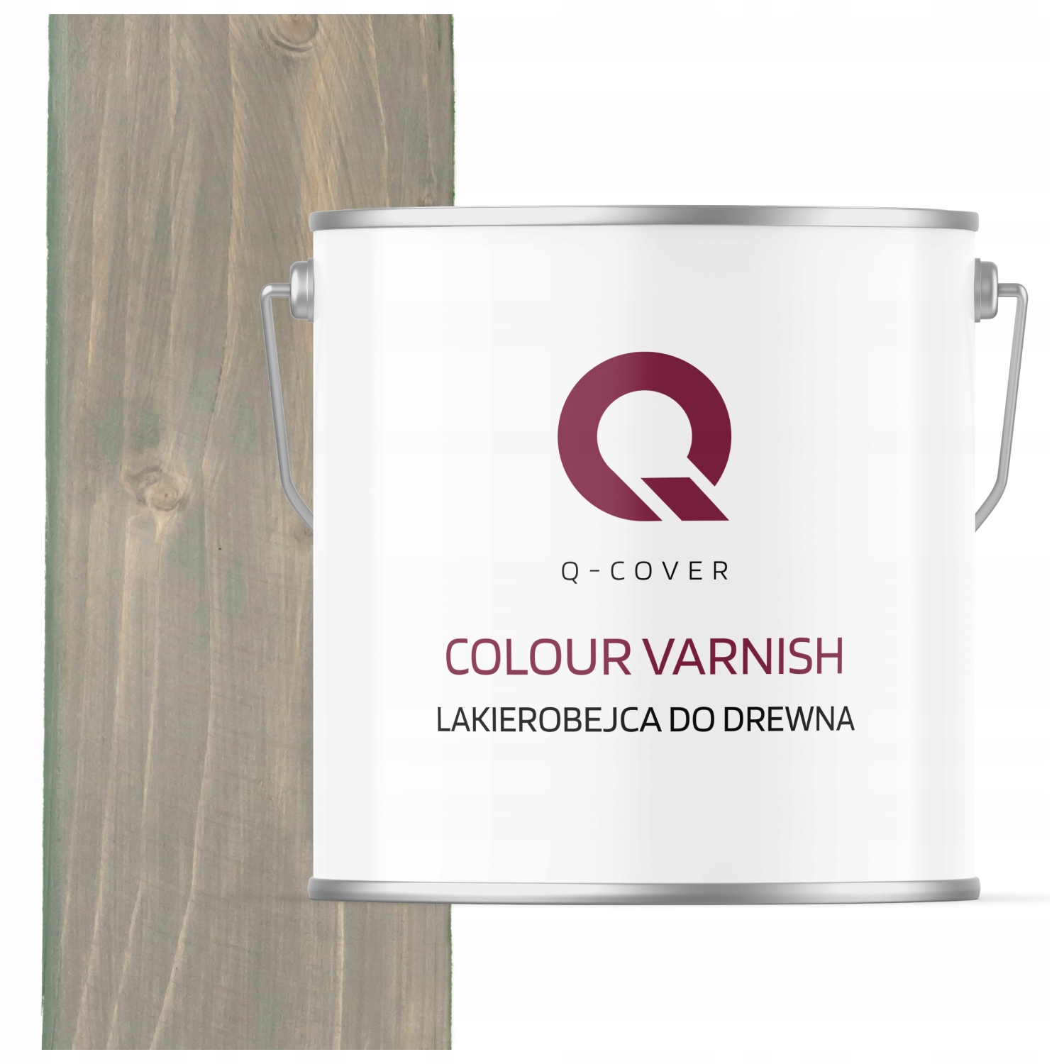 Lakovač Na Dřevo 3V1 Šedý Tmavý Lazur Satén Barvy 5L Ochranný Uv