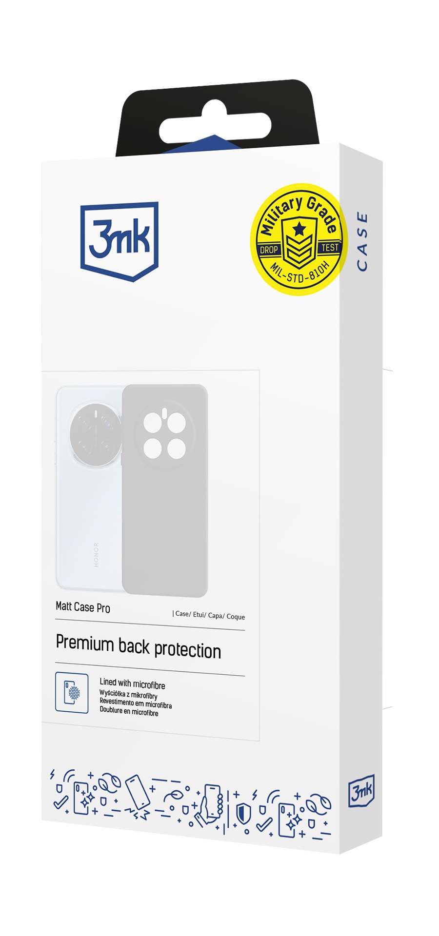 Etui 3mk Matt Case Pro na Samsung Galaxy A27 5G czarne matowe 3mk