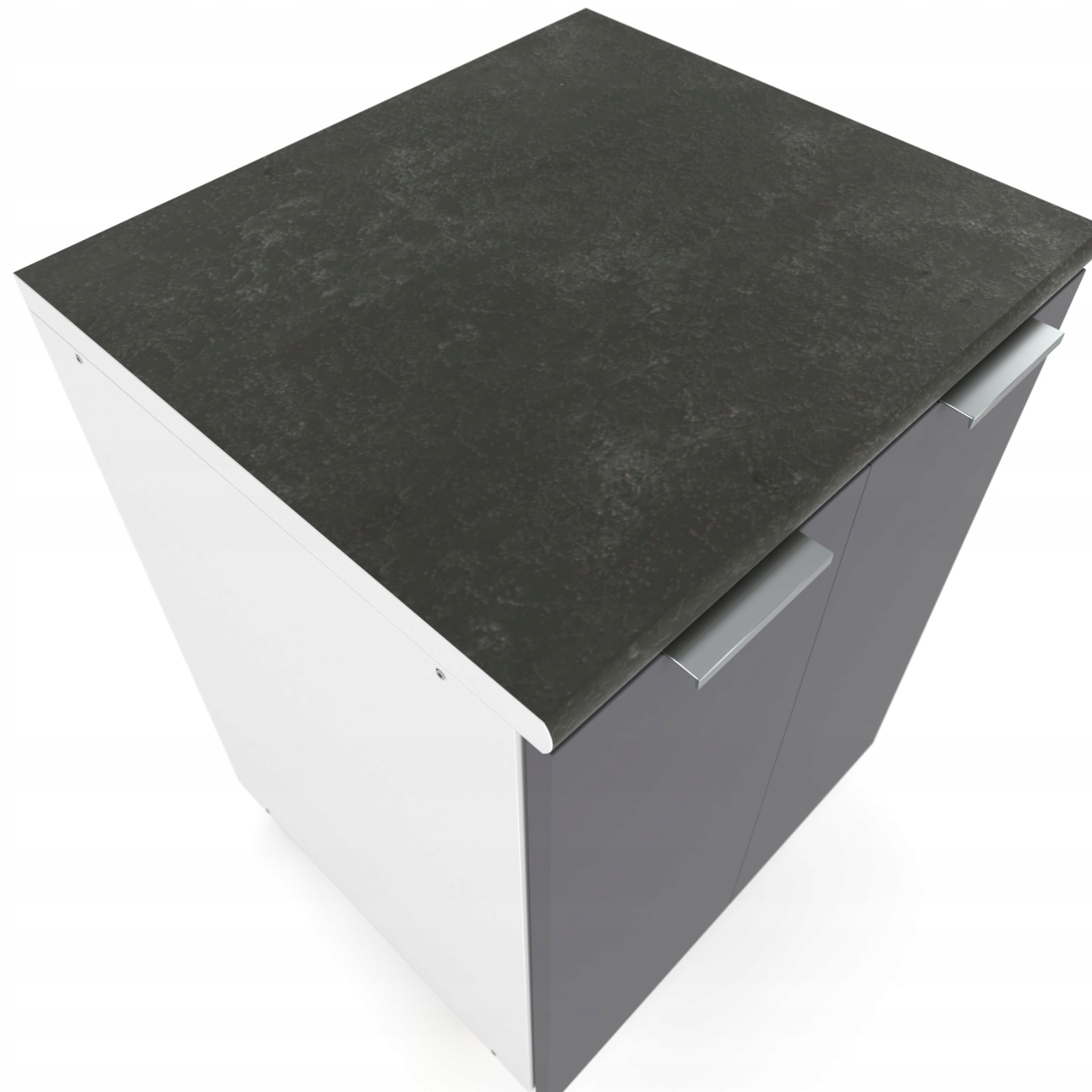 Virtuvinis stalviršis 220 cm Tamsus betonas 28 mm Laminuota baldų darbinė plokštė