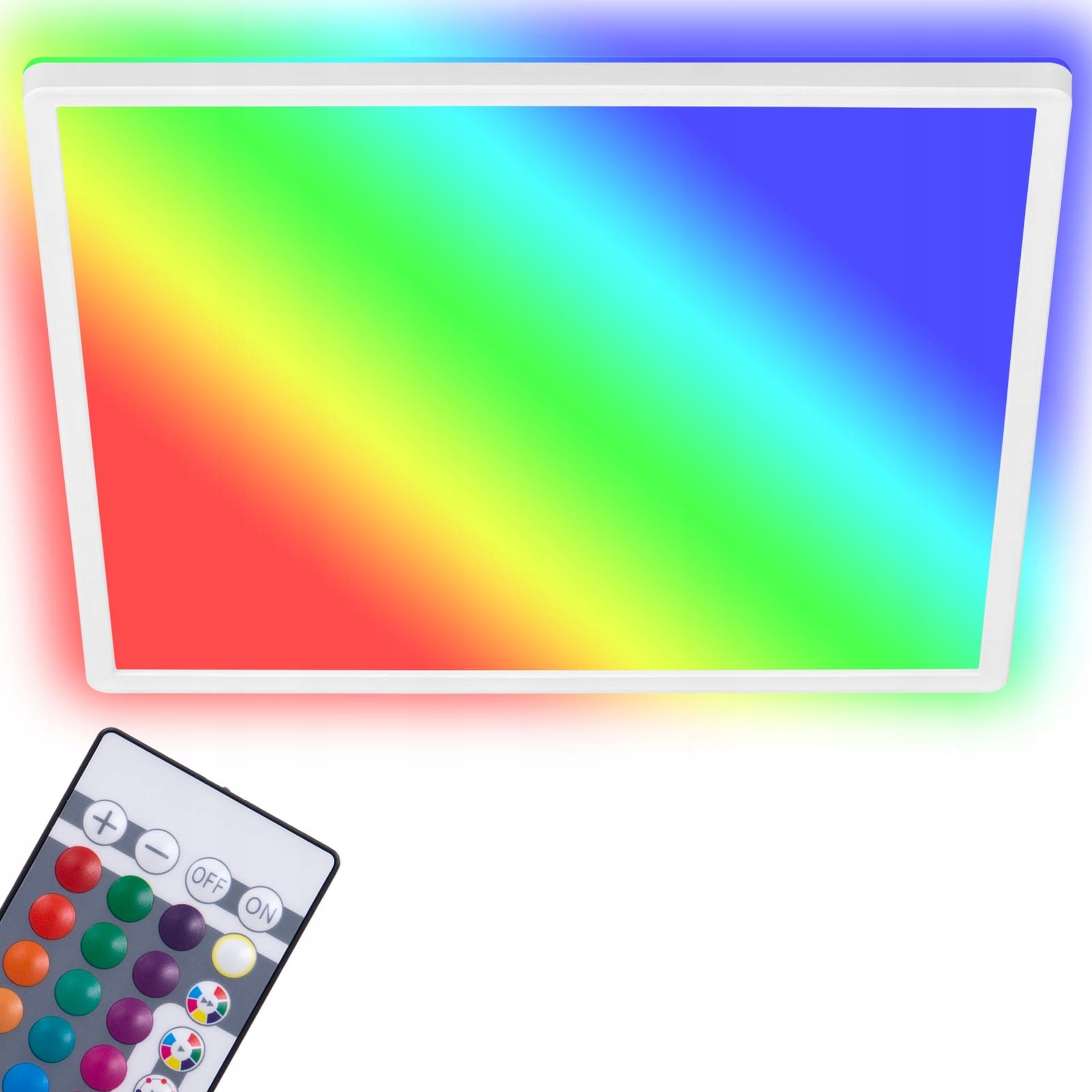 Briloner Slim Led panel 42 cm 2700 lm 22 W biele Rgb diaľkové ovládanie
