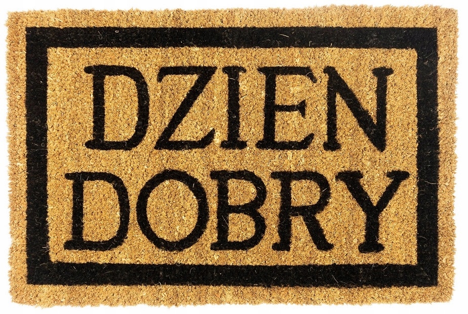 

Wycieraczka 40x60 Dzień Dobry kokosowa