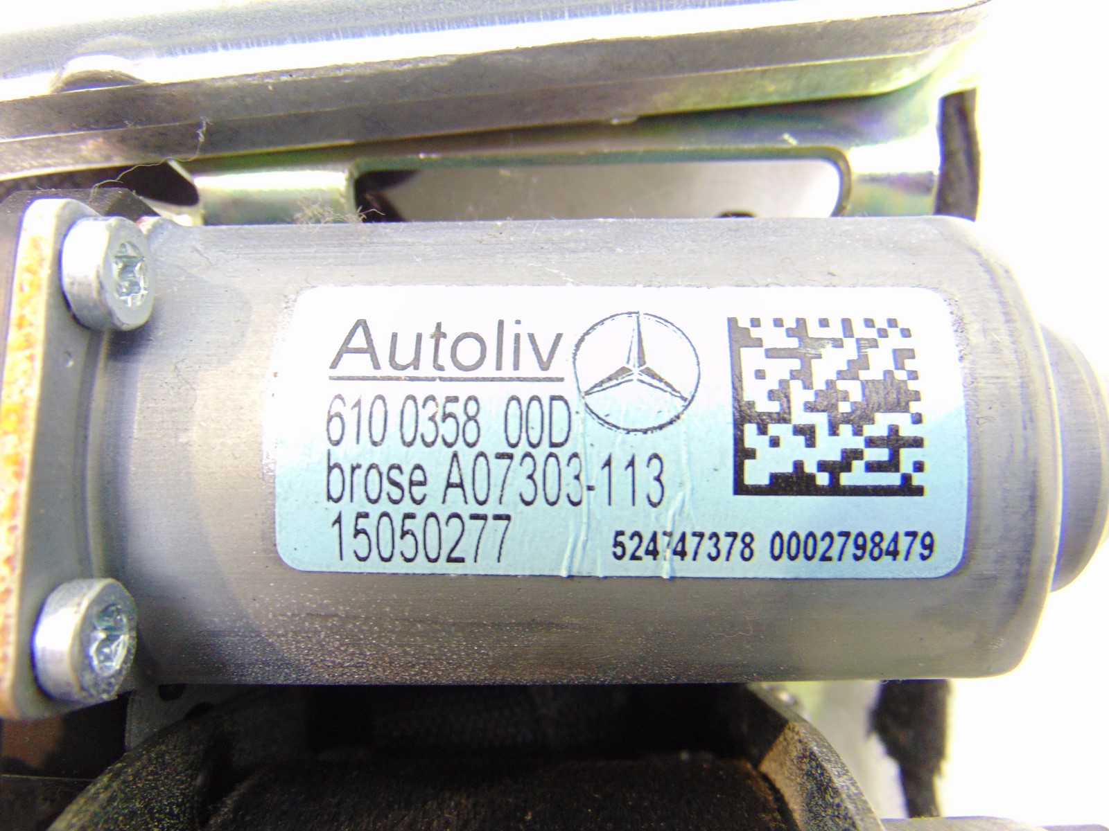 tension belt safety right front front MERCEDES E W207 A2078604285