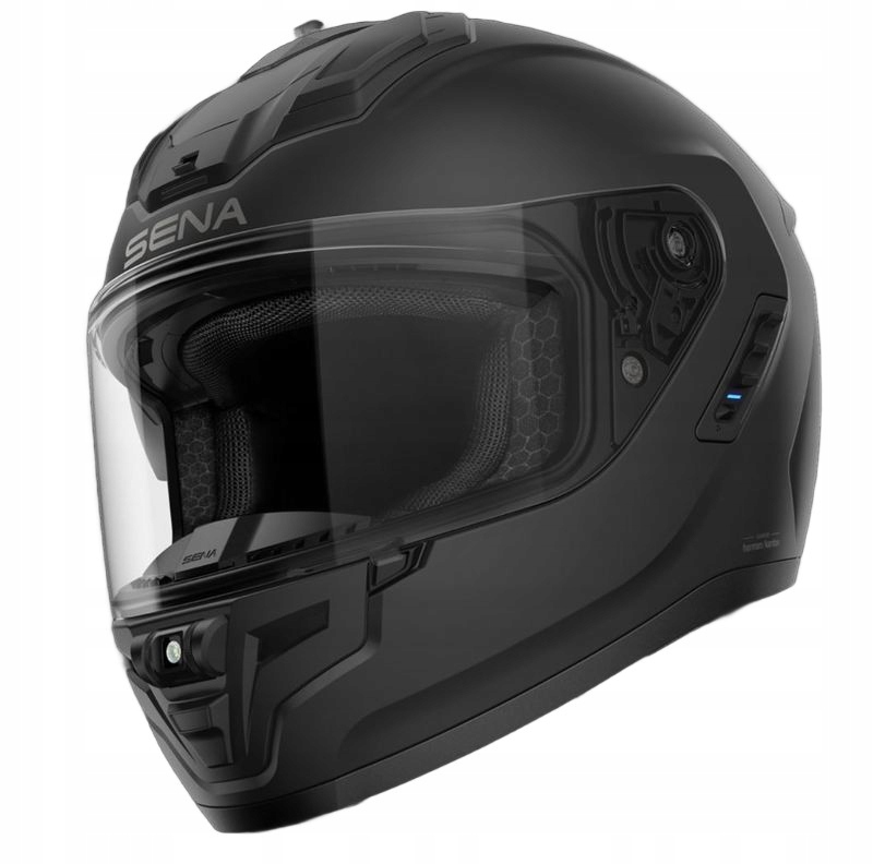 Integrovaná Motocyklová Prilba S Interkomom Sena Phantom Anc Flat Black M