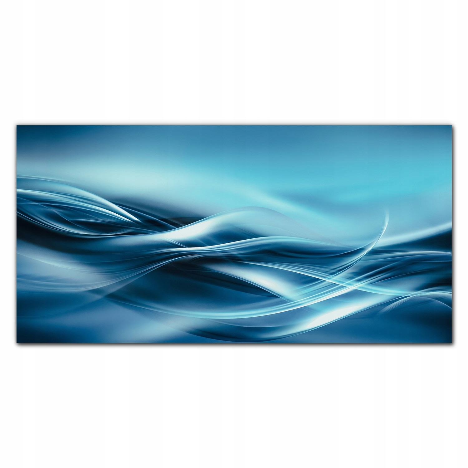 Moderný obraz na plátne do obývačky Vlny 140x70