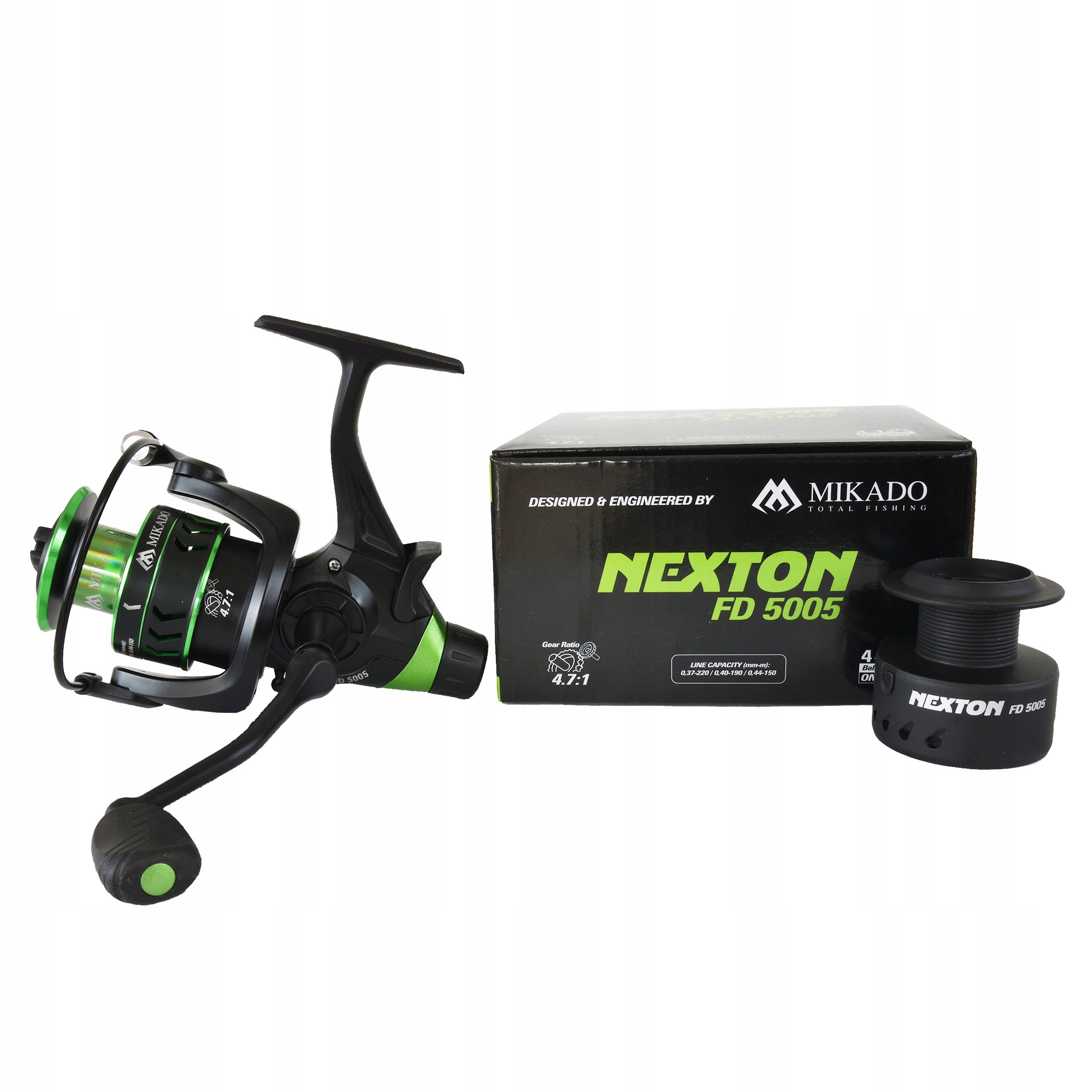 Kołowrotek karpiowy Mikado Nexton 5005 Fd 4BB+1RB