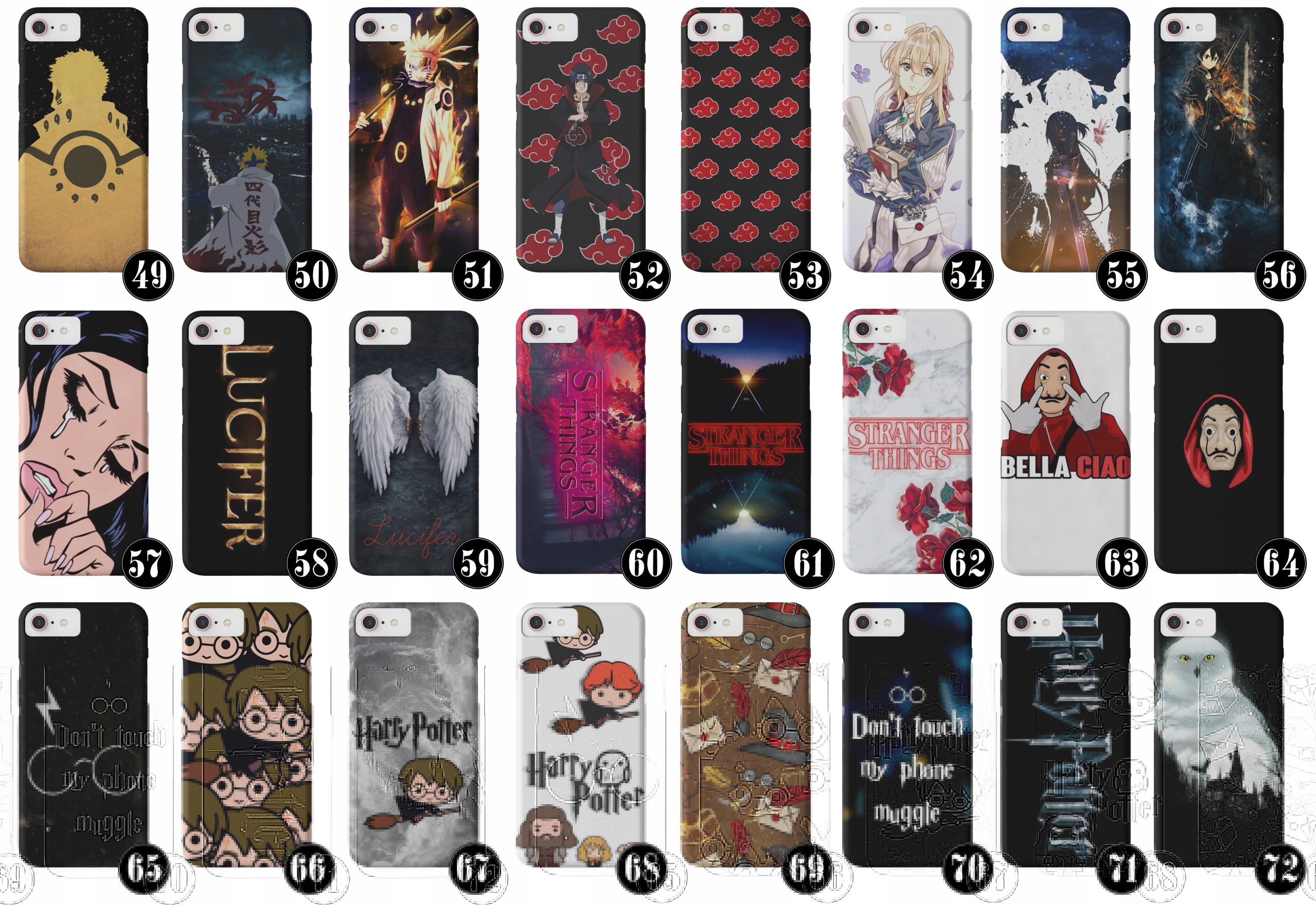 

Etui Samsung Galaxy A41 Itachi Tekst