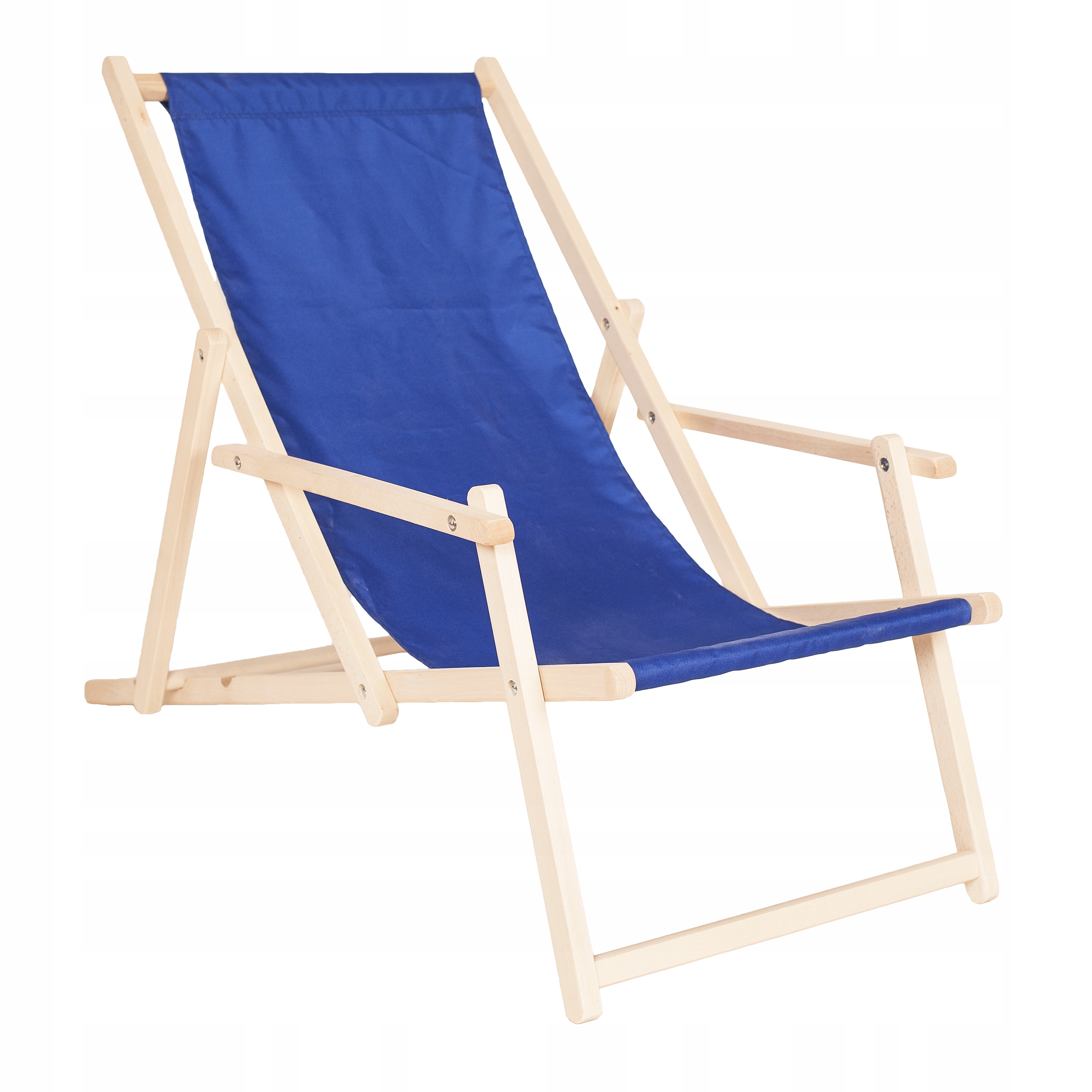 Leżak drewniany z podłokietnikami ogrodowy San-Drew TP05