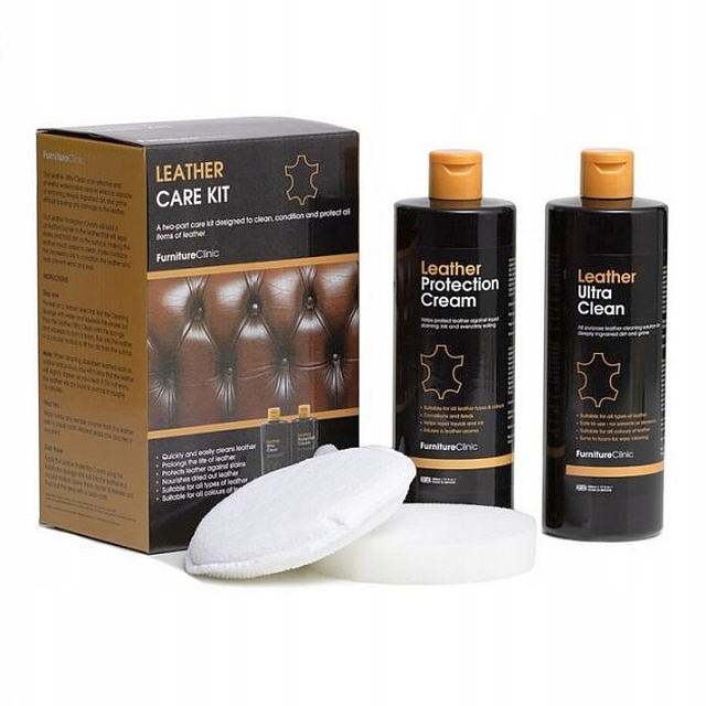 

Furniture Clinic Leather Care Kit Zestaw 2x 500ml