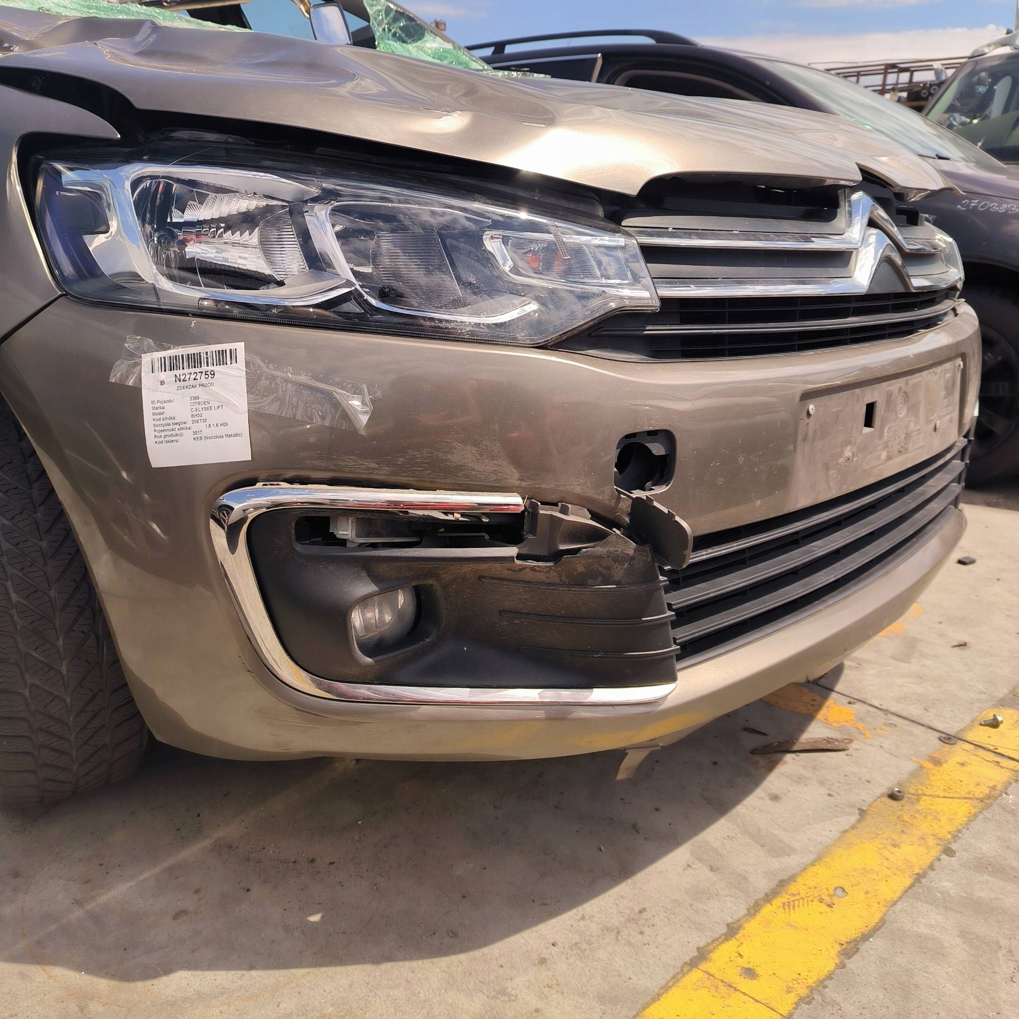 bumper front KEB CITROEN C-ELYSEE LIFT