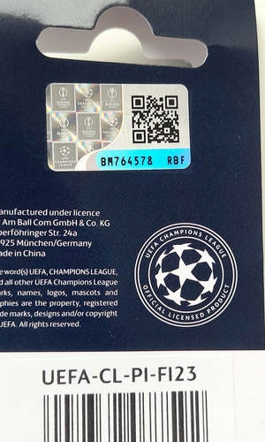 Odznaka Trofeum Liga Mistrzów UEFA Finał 2023 Data po 1945