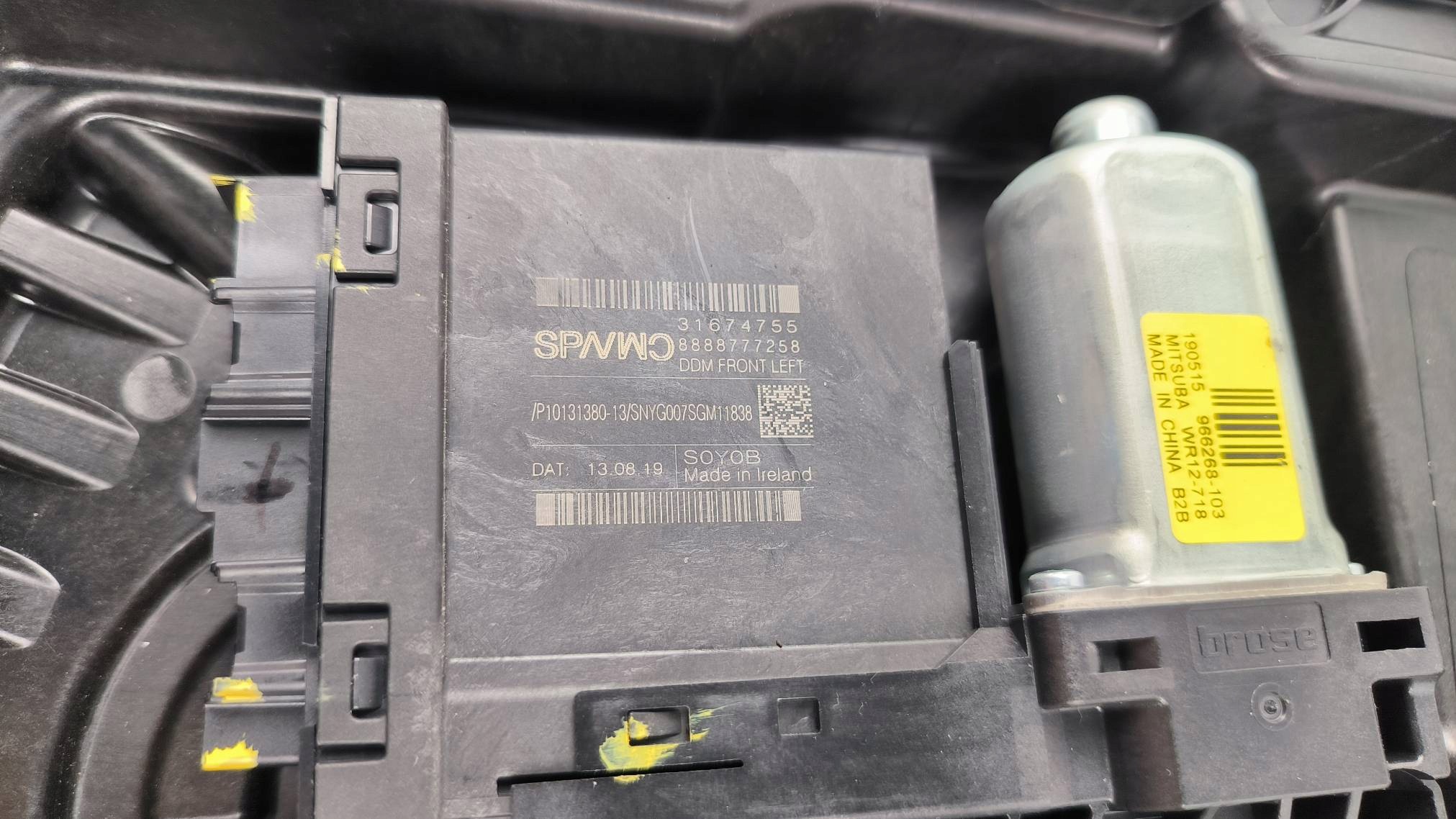 window regulator left front EU 31462704 VOLVO V60 II