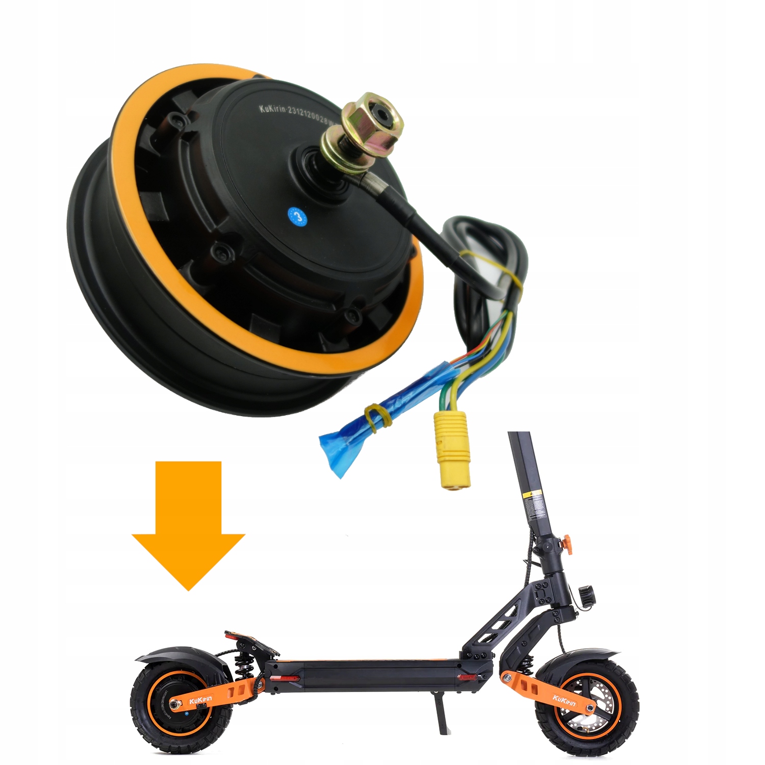 Kola Motor 48V pro koloběžku Kugoo KuKirin G2 Max