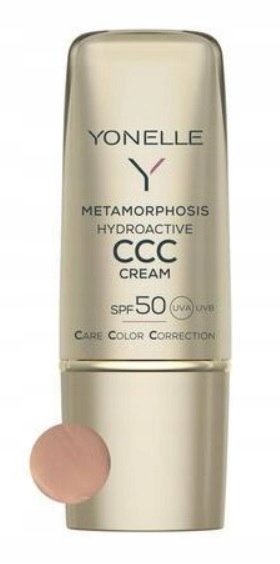 Yonelle Metamorphosis Krem CCC SPF50 Nr 3 Gold Tan
