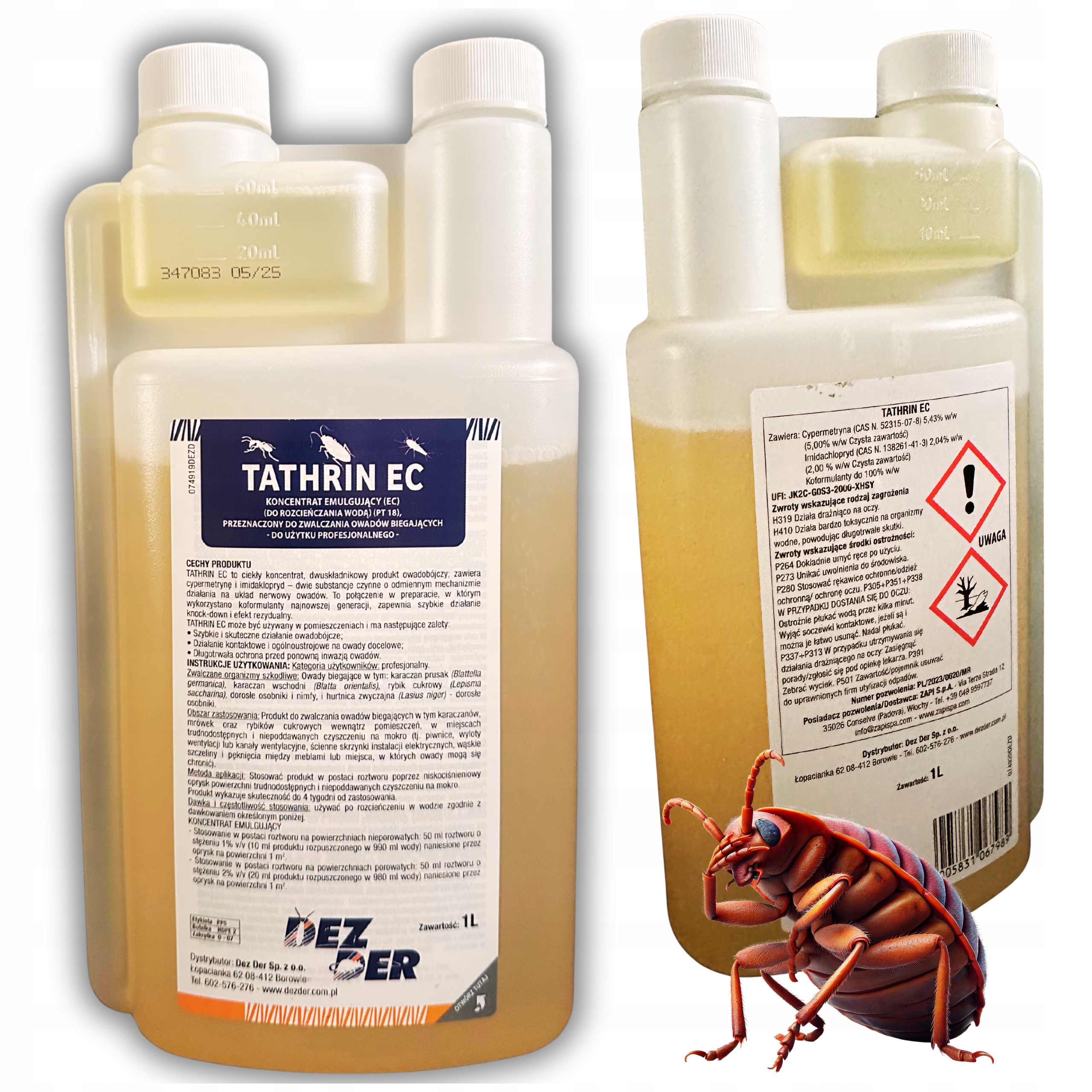 Postřikem Přípravek Na Štěnice Šváby Prusaki Mravenci Koncentrát Tathrin Ec 1 L