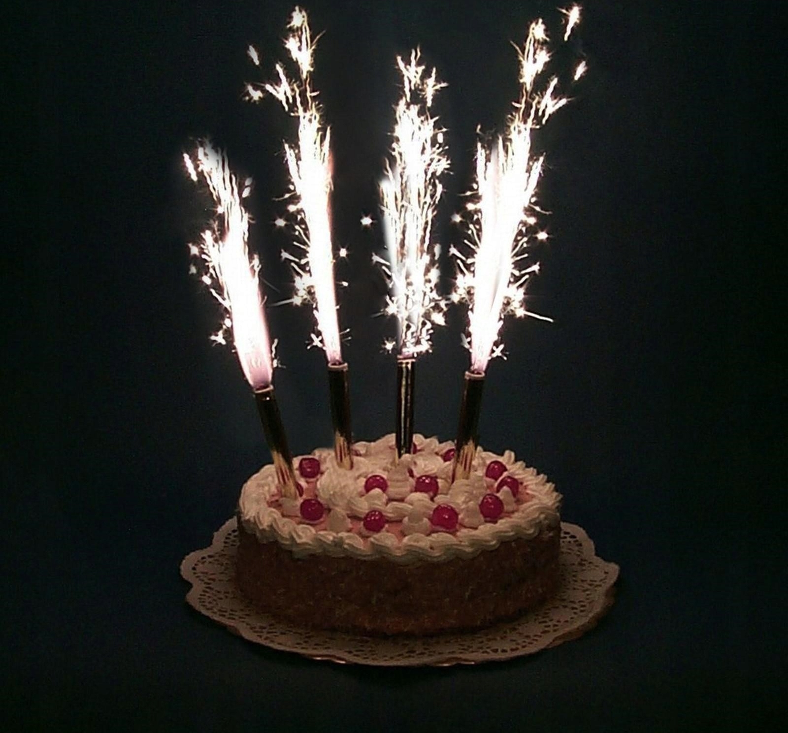 FONTANNY TORTOWE ŚWIECZKI NA TORT 12CM 4SZTUKI Nazwa TXF358 4szt