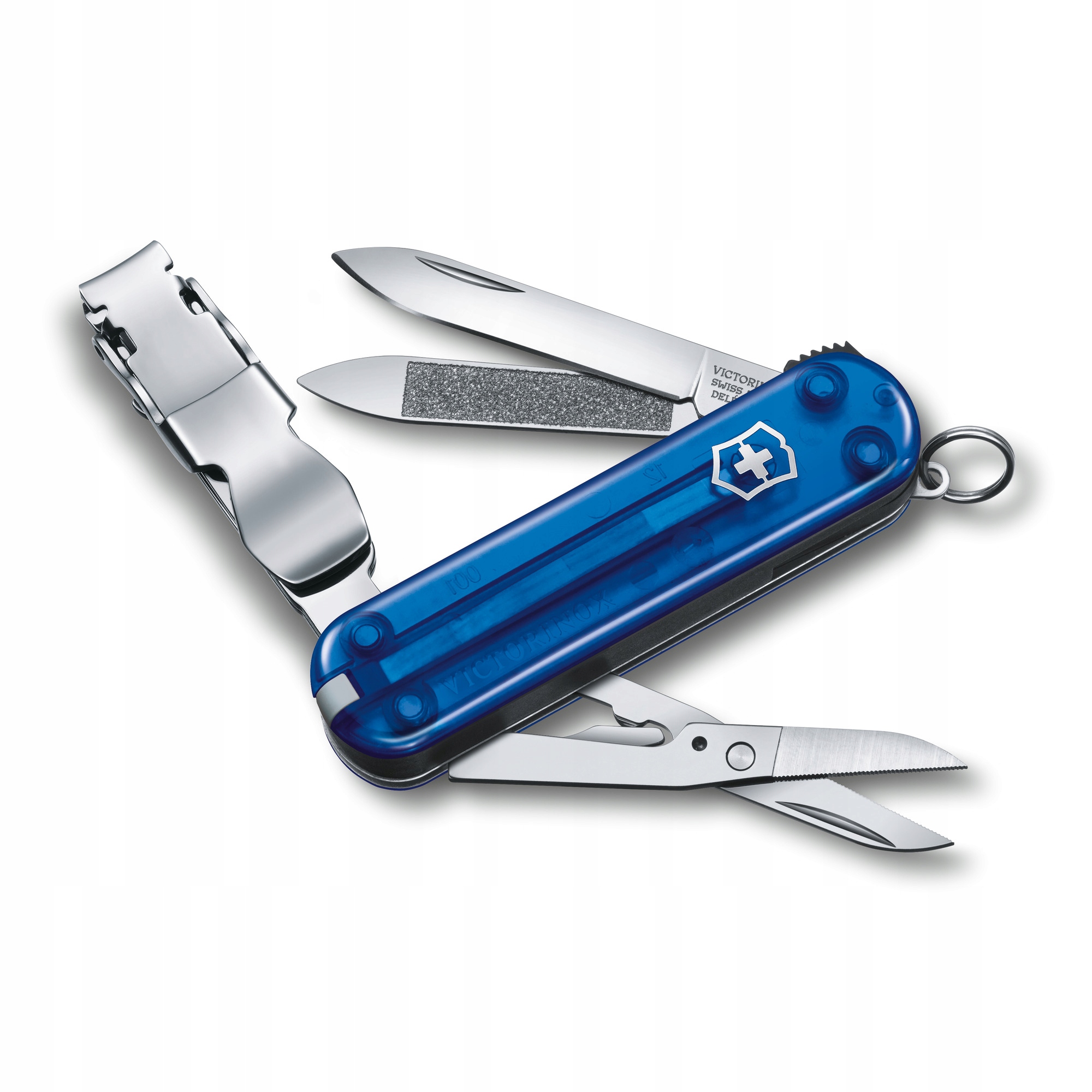 Kapesní nůž Nail Clip 580 Blue Transparent