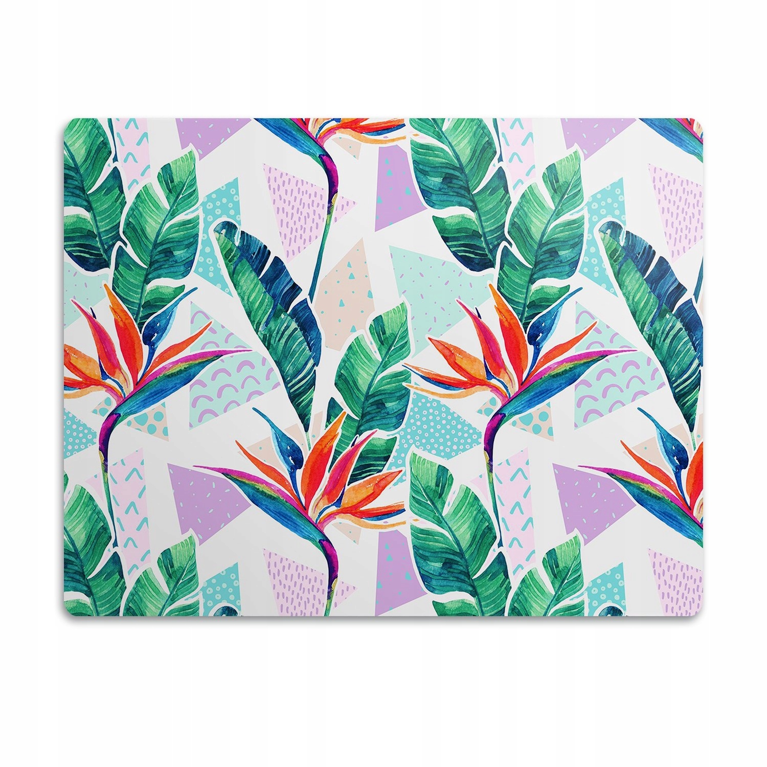 Levně Voděodolná podložka pod misku Flora tropická 60x40