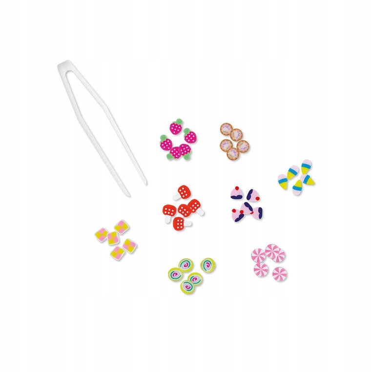 Zestaw kreatywny Mozaika Urocze naklejki Słodkości dla dzieci 7 lat+, Janod Wiek dziecka 7 lat +