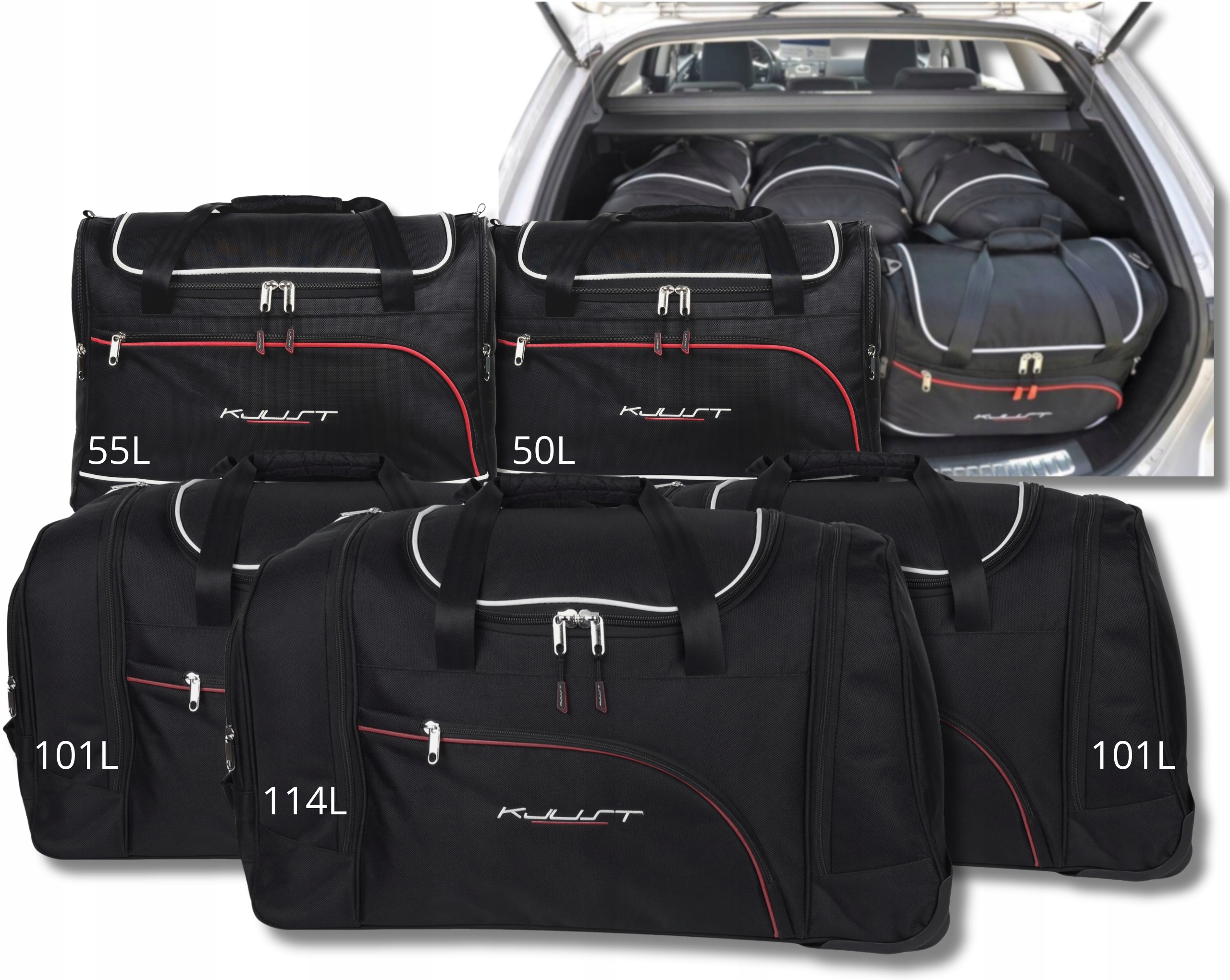 Cestovná Taška Do Kufra Mazda 6 Kombi 2007-2012 5 ks